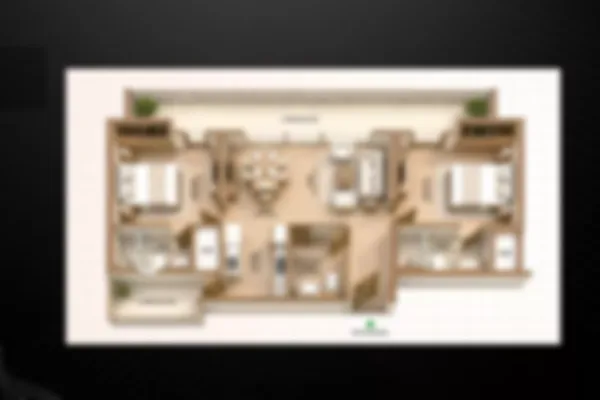 Aura Aerth 2.5 BHK Floor Plan
