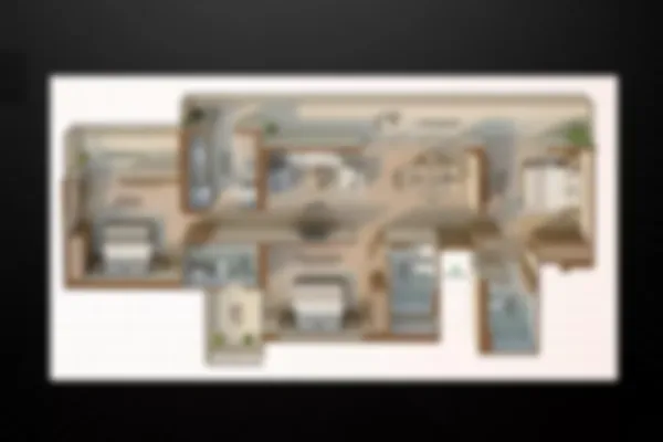 Aura Aerth 3 BHK Floor Plan